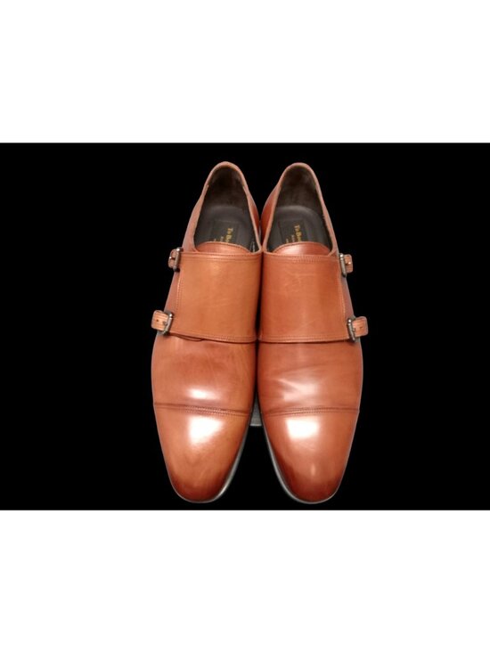 To Boot New York \'Medford\' Monk Strap Cognac Brown Mens Size 10.5 FLOOR MODEL!
